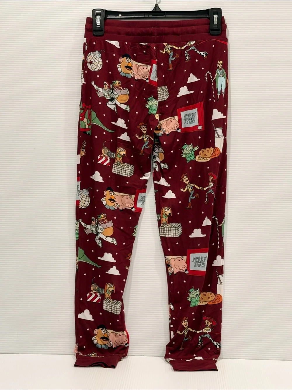Women's Maroon Holiday Toy Story Pajama Set